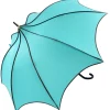 Guy De Jean "Vogue" Turquoise Biais Marron