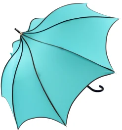 Guy De Jean "Vogue" Turquoise Biais Marron